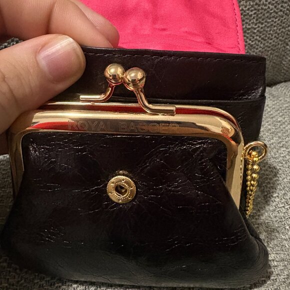 Royal Bagger Black Leather Coin Purse – Like New - Picture 6 of 6